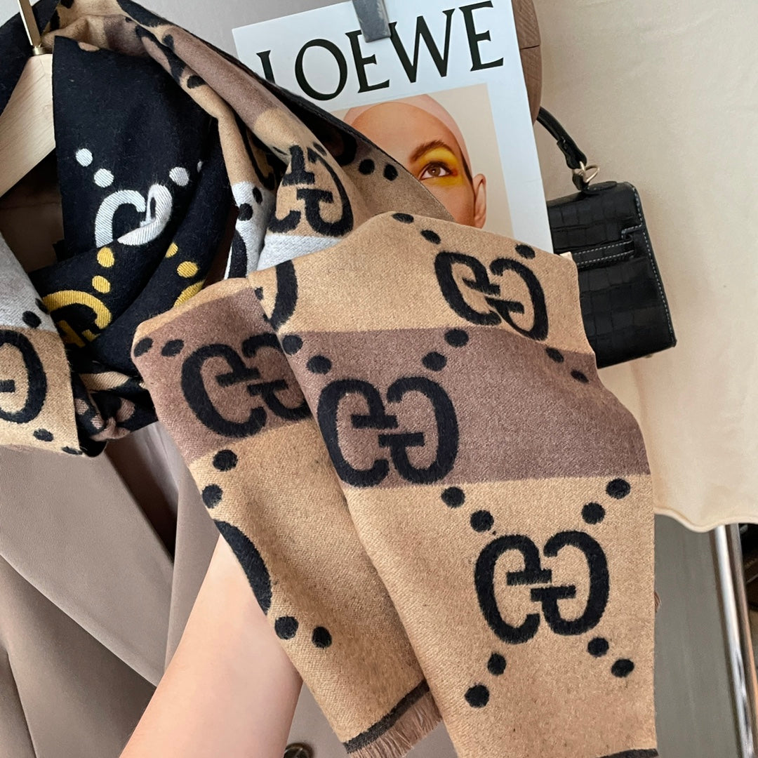 Double Faced Cashmere Skin-Friendly Scarf Shawl mysite