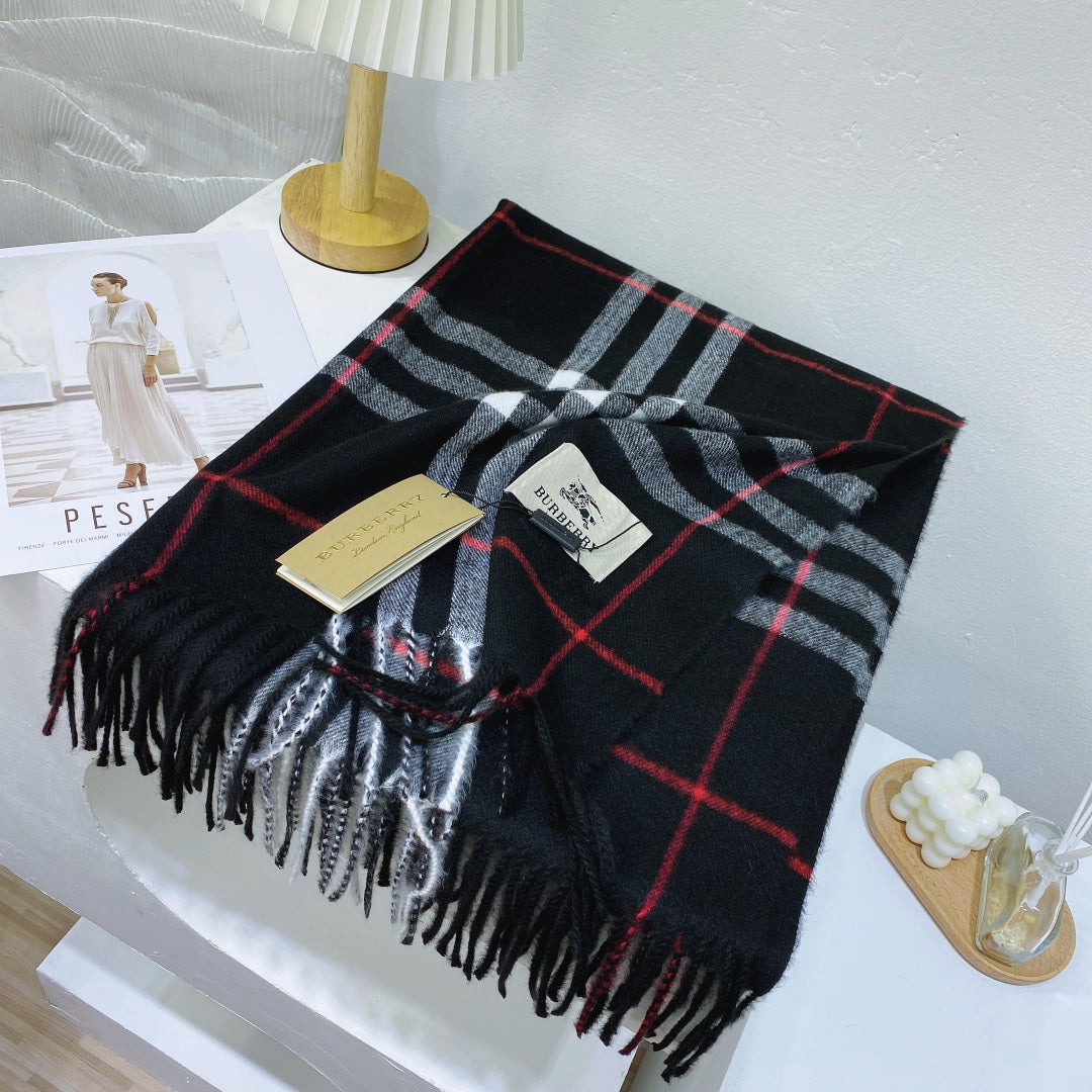 Classic Plaid Tassel Unisex Scarf mysite