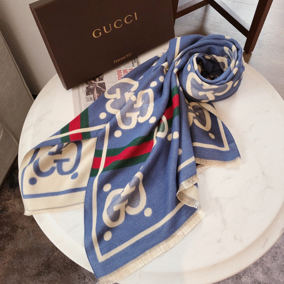 Classic Letter Jacquard Scarf mysite