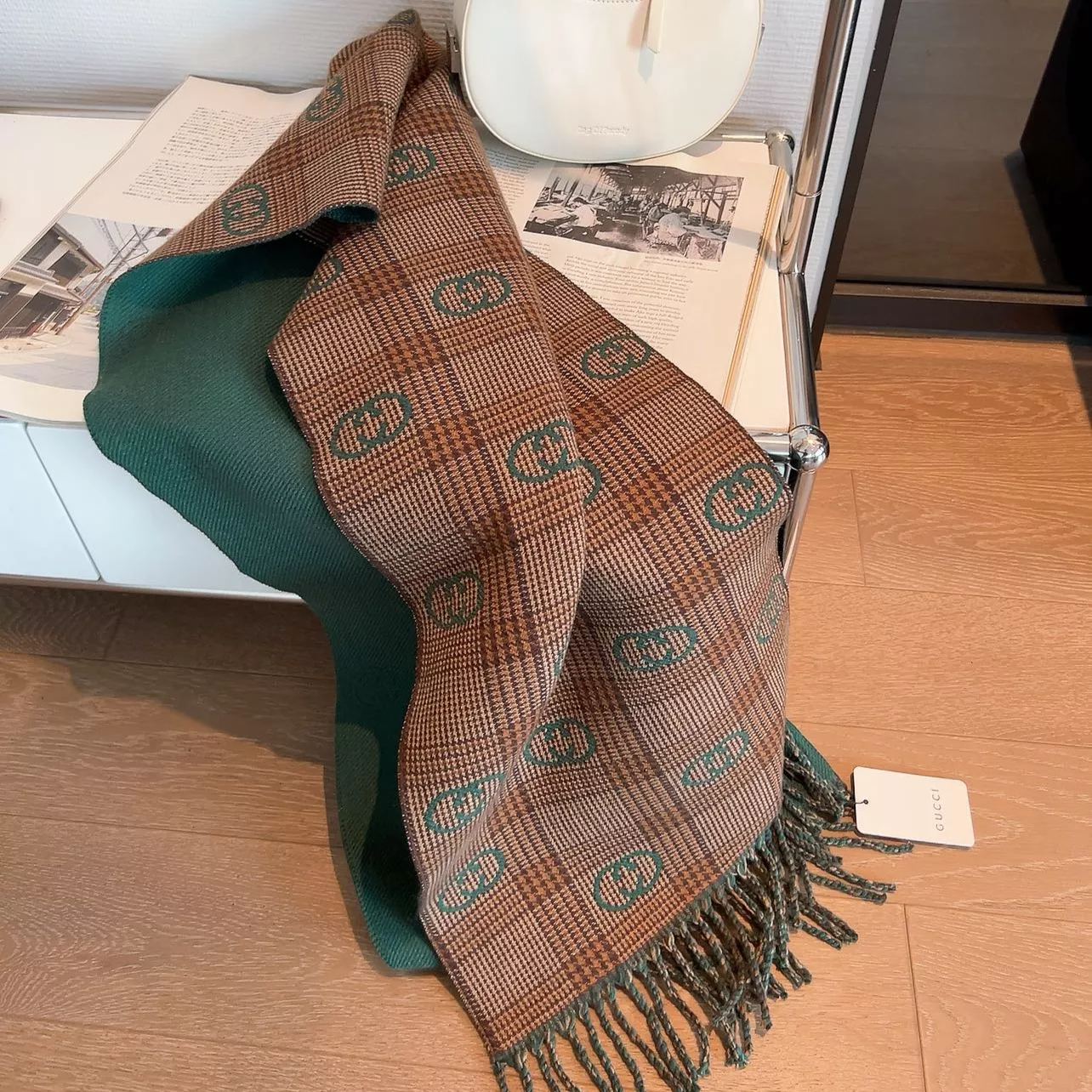 Premium Double-sided Cashmere Fringed Scarf mysite
