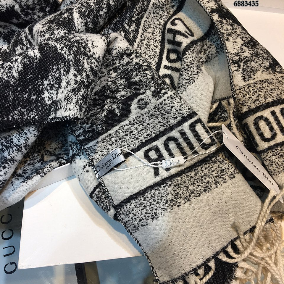 Fashion Ink Element Fringed Cashmere Scarf Shawl mysite