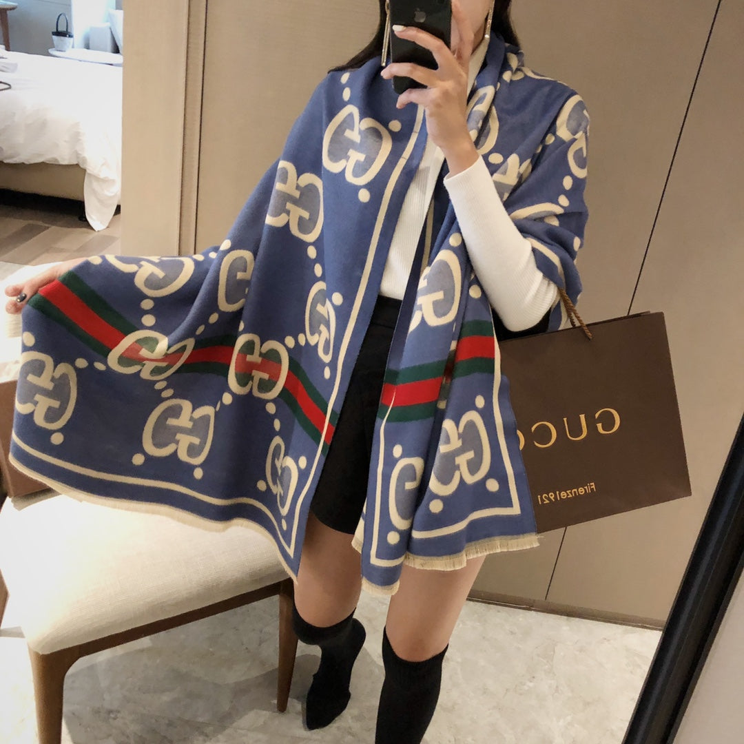 Classic Letter Jacquard Scarf mysite