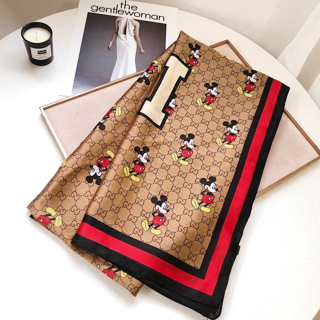 Classic Mickey Mouse Joint Silk Scarf mysite