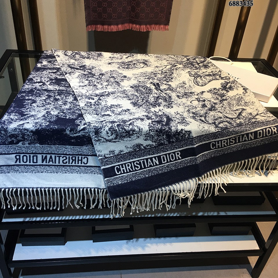 Fashion Ink Element Fringed Cashmere Scarf Shawl mysite