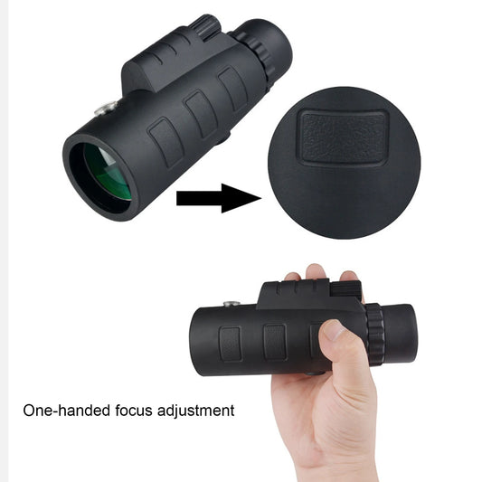10X40 Monocular HD Optical Telescope, Optical Lens, Better View, Suitable For: Camping Hiking,