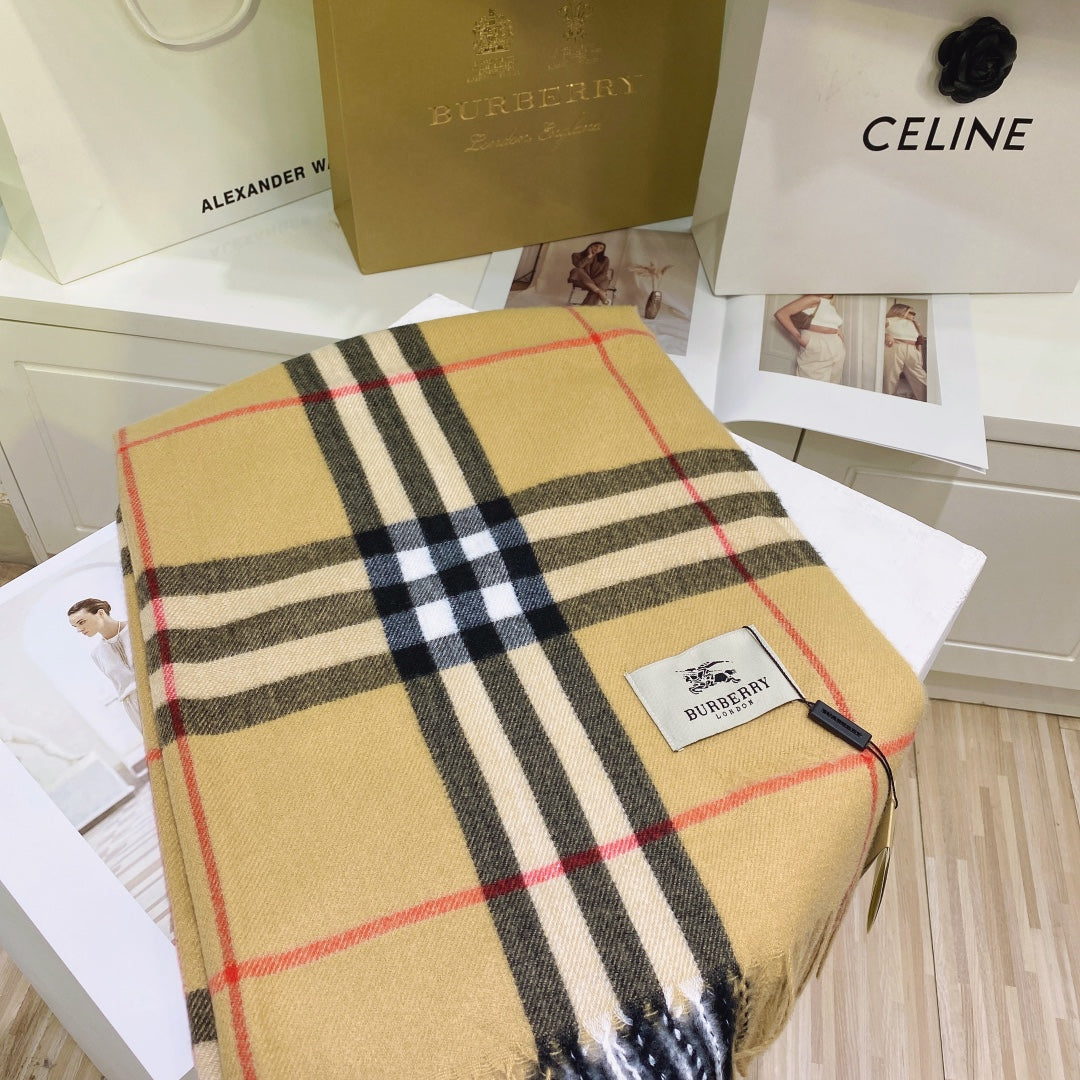 Classic Plaid Tassel Unisex Scarf mysite