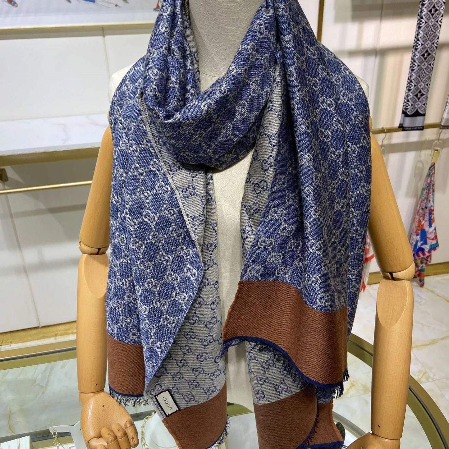 Denim Series Cotton Scarf Shawl mysite