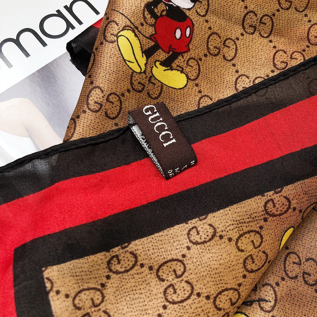 Classic Mickey Mouse Joint Silk Scarf mysite