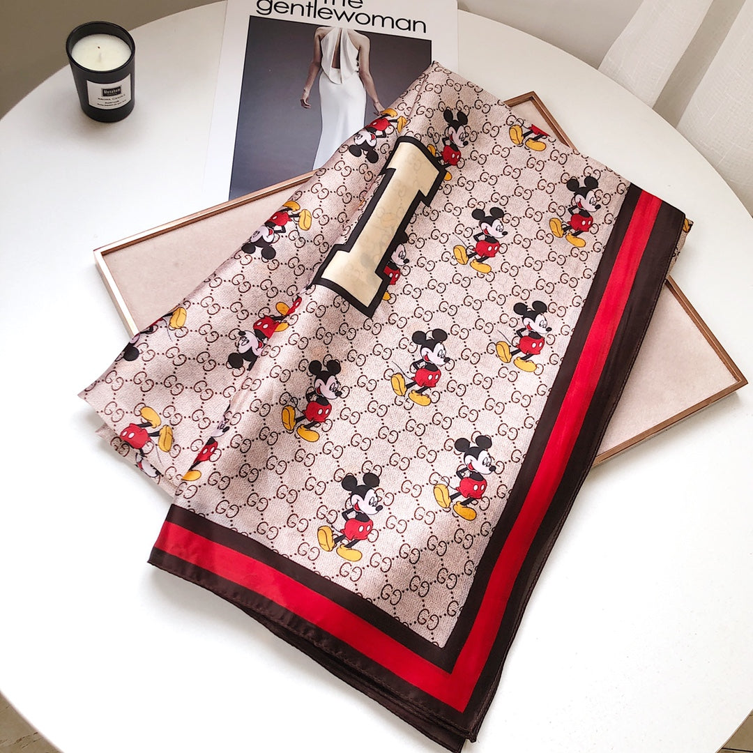 Classic Mickey Mouse Joint Silk Scarf mysite