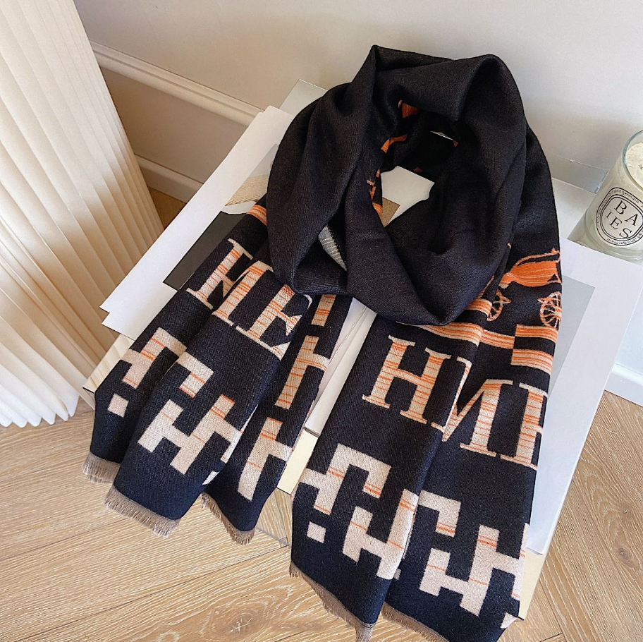 Premium Cashmere Jacquard Scarf Shawl mysite