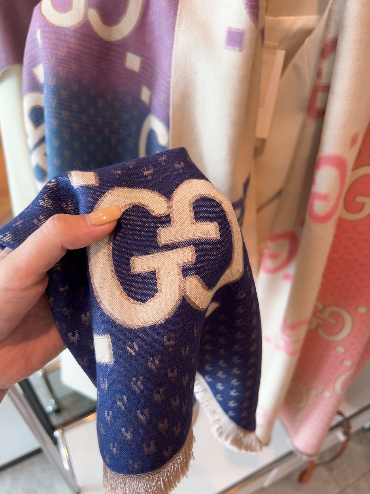 Individual Gradient Cashmere Scarf Shawl mysite