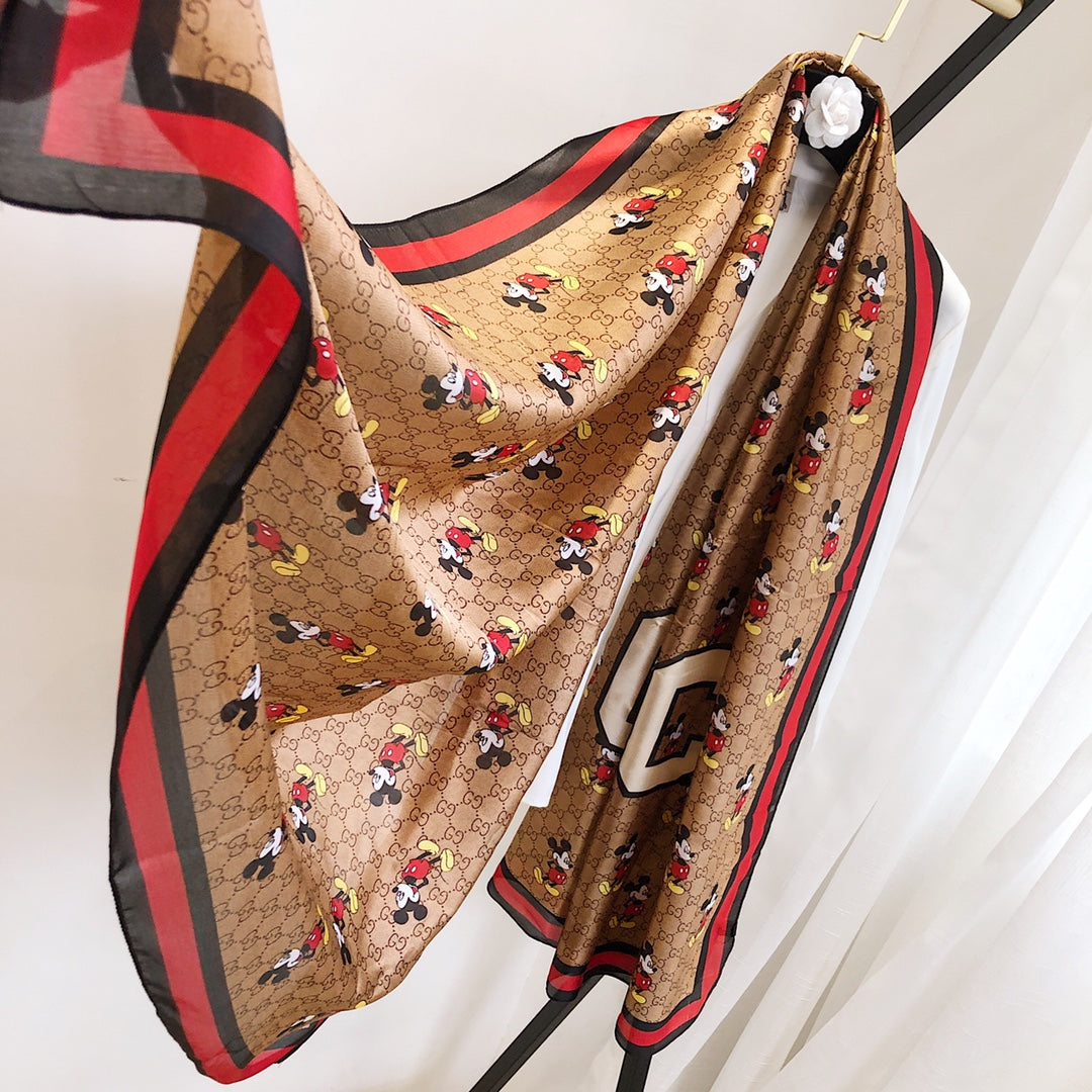 Classic Mickey Mouse Joint Silk Scarf mysite