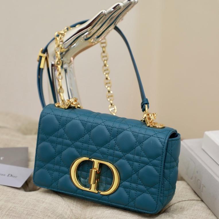 SMALL CARO BAG DEEP OCEAN BLUE SUPPLE CANNAGE CALFSKIN mysite