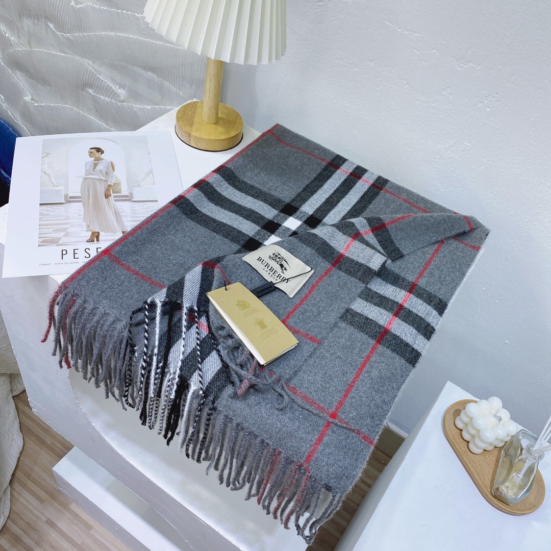 Classic Plaid Tassel Unisex Scarf mysite