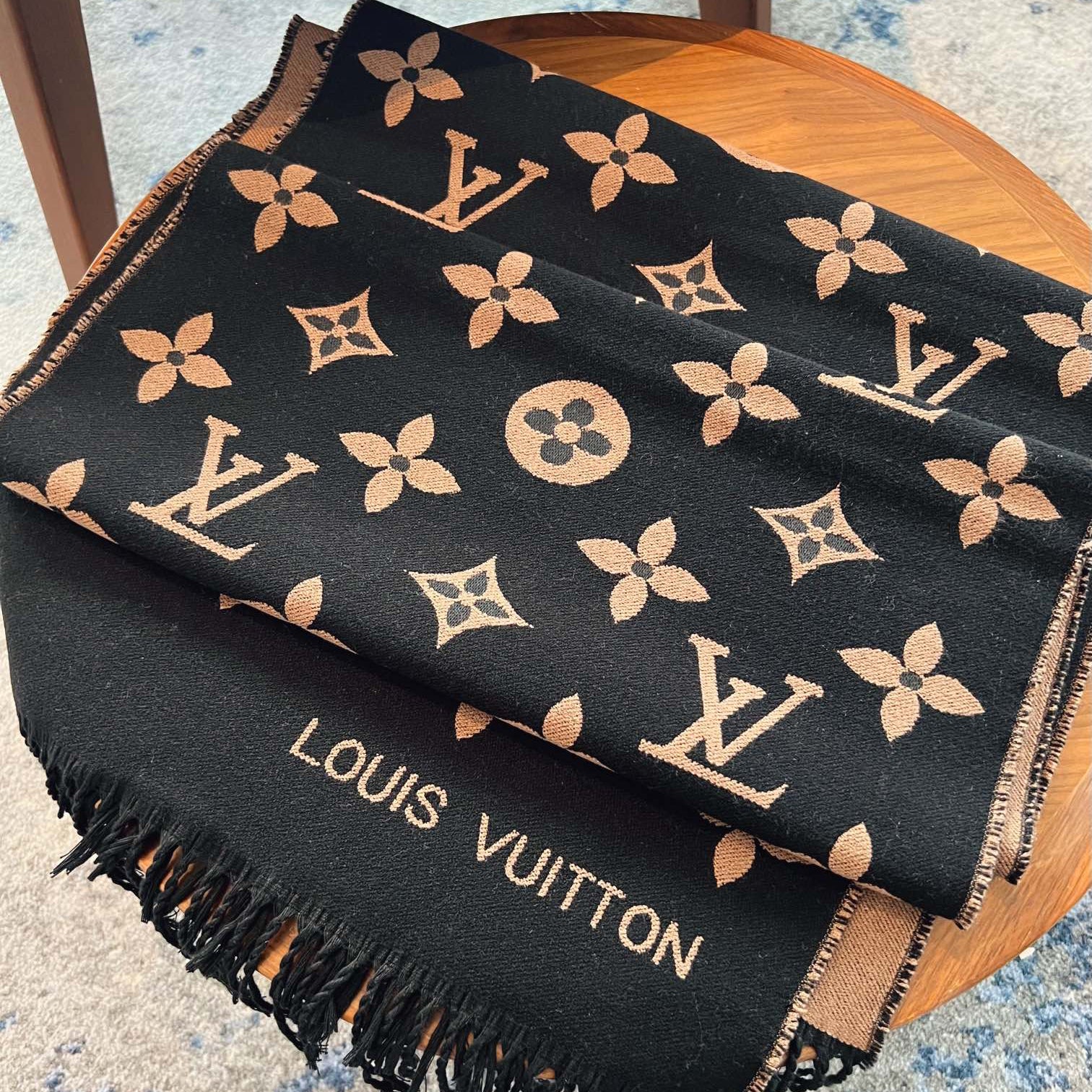Wild At Heart Series Monogram Fringe Scarf Shawl mysite