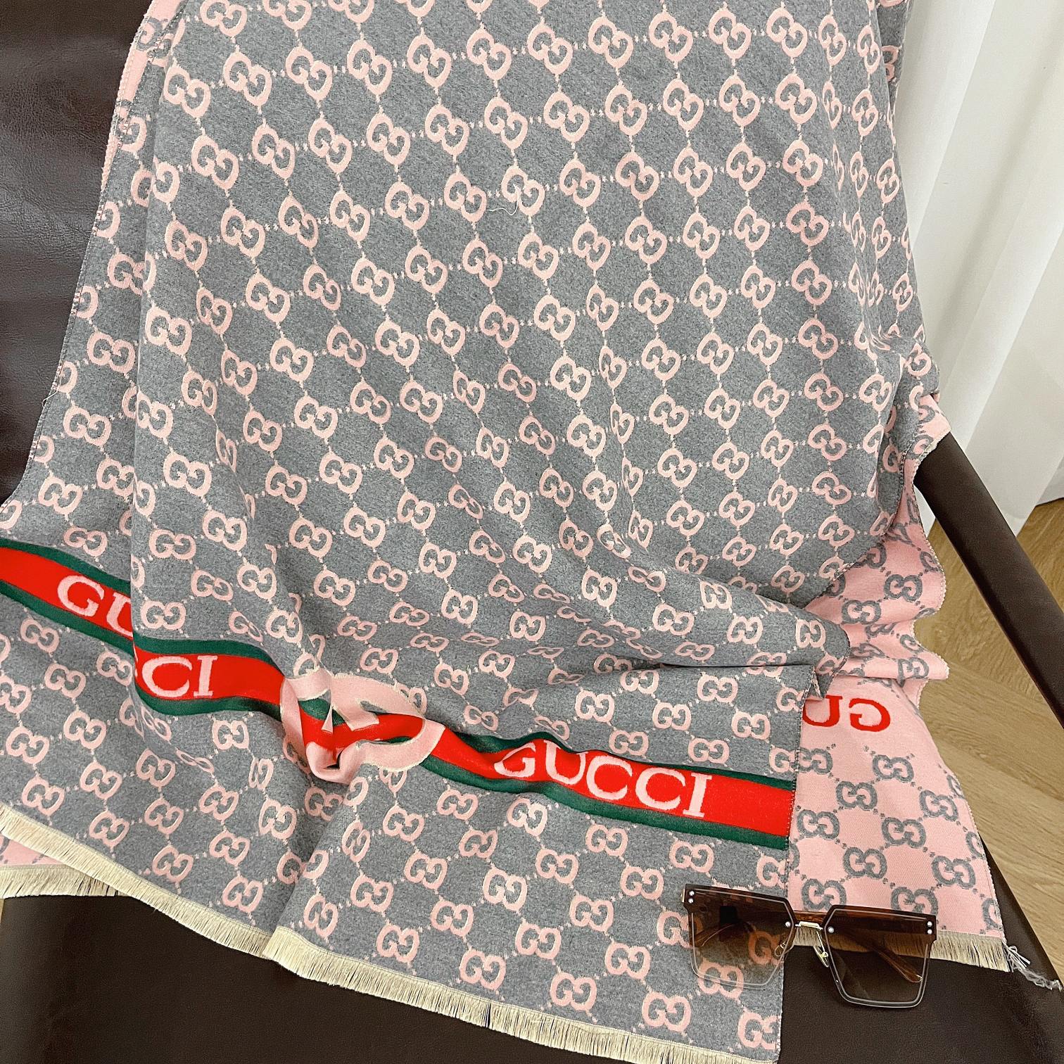 Classic Full Logo Jacquard Warm Scarf Shawl mysite
