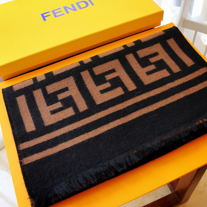 Unisex F Letter Double-sided Scarf mysite