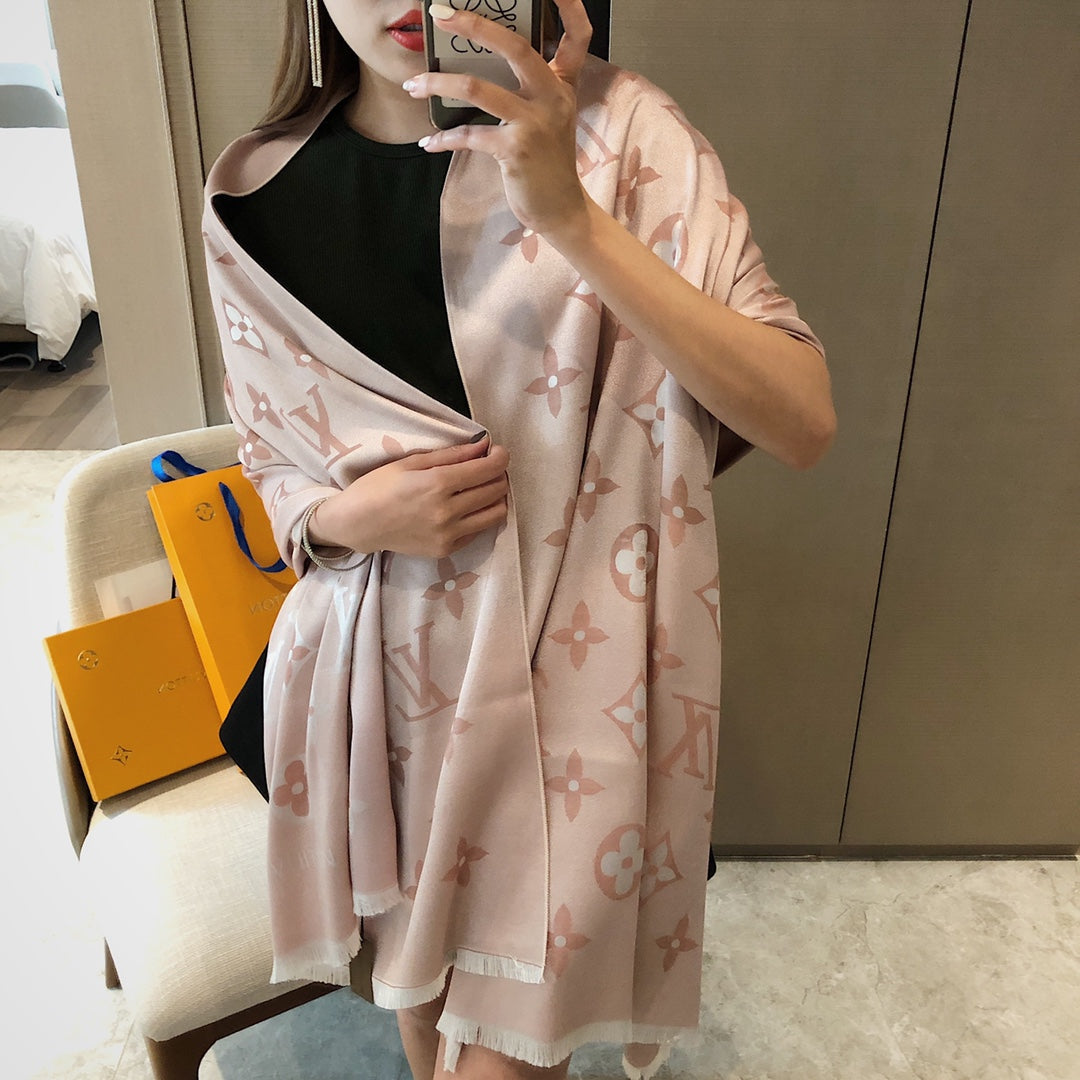 L Premium Tencel Cotton Jacquard Scarf mysite