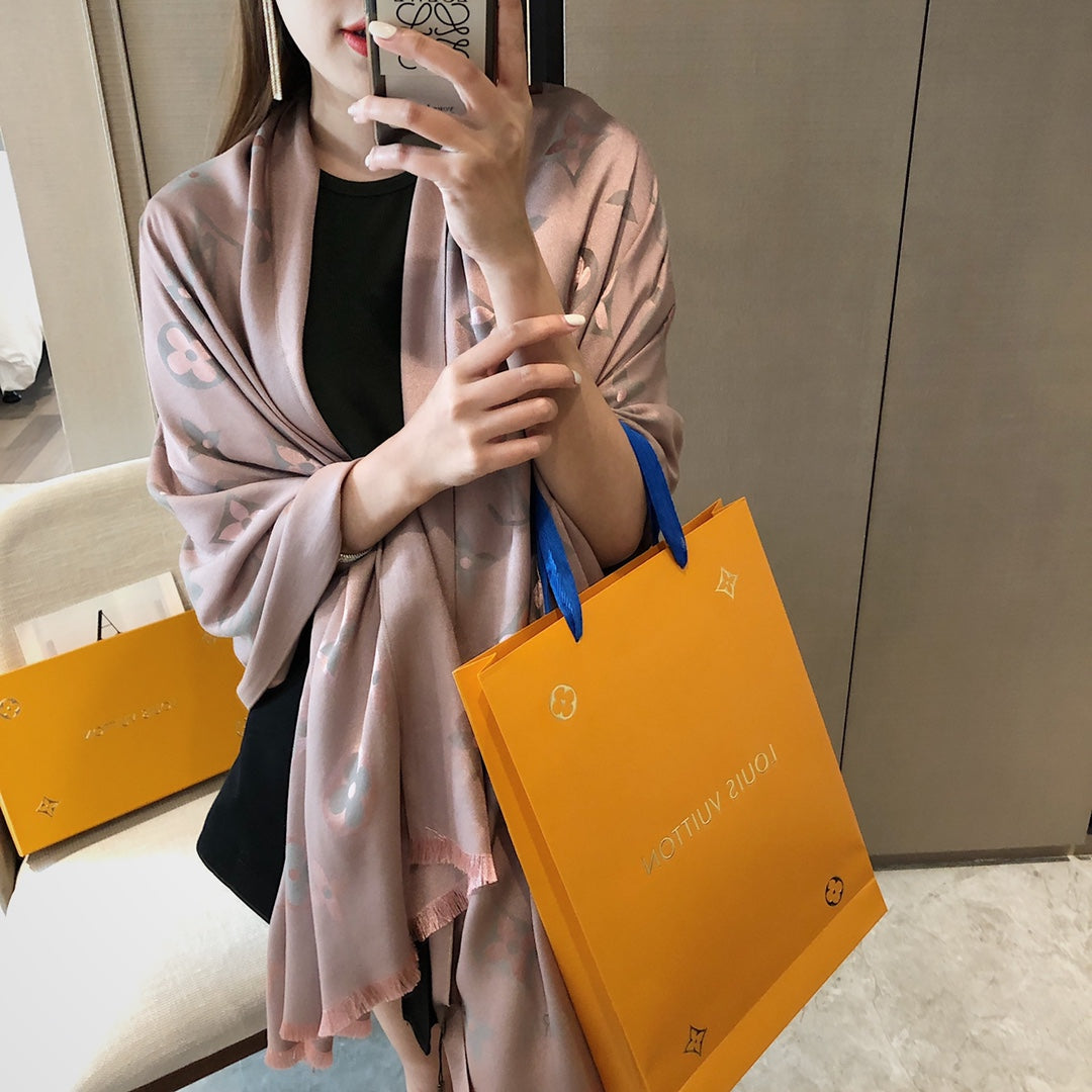 L Premium Tencel Cotton Jacquard Scarf mysite