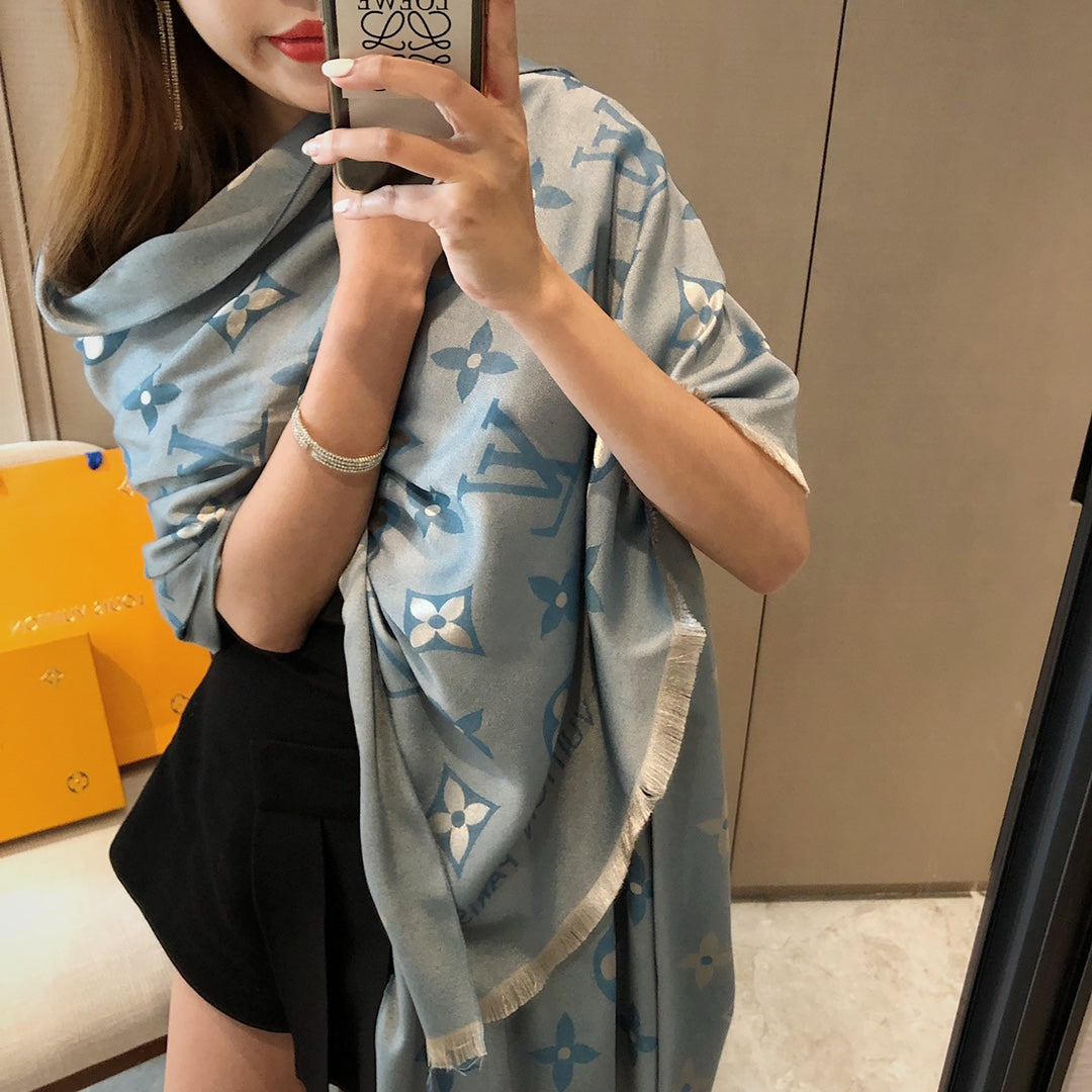 L Premium Tencel Cotton Jacquard Scarf mysite