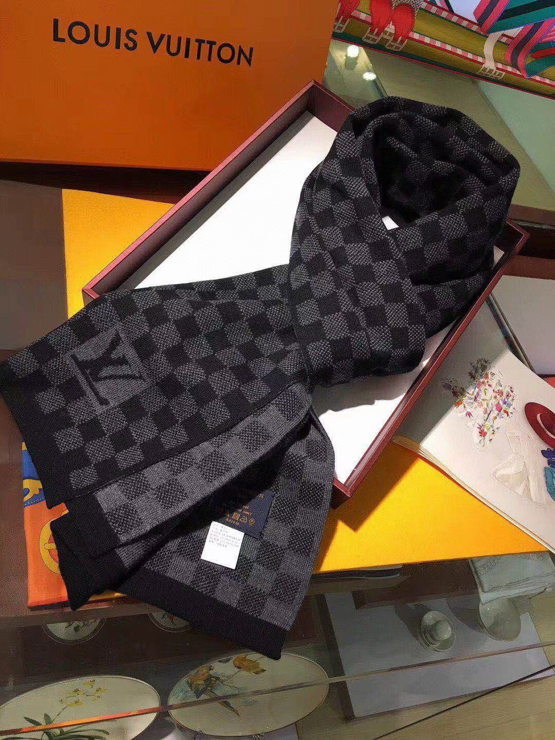 Checkerboard 100% cashmere scarf mysite