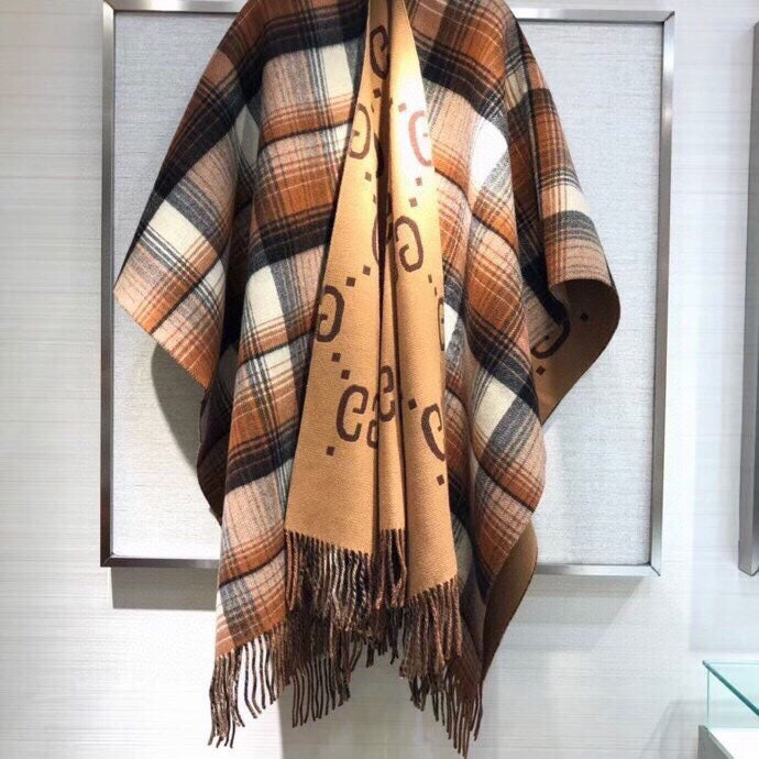 Vintage Double-Sided Jacquard Cape mysite