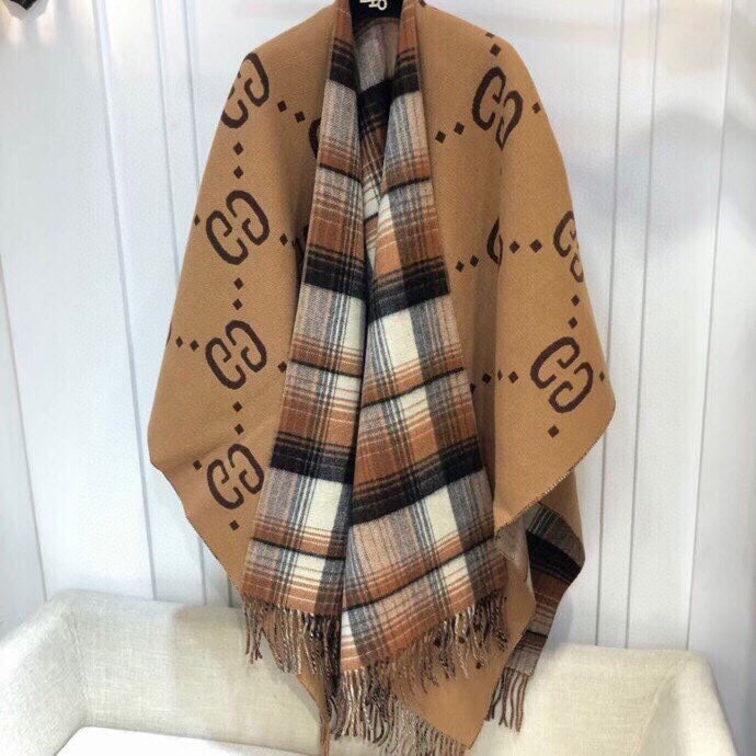 Vintage Double-Sided Jacquard Cape mysite