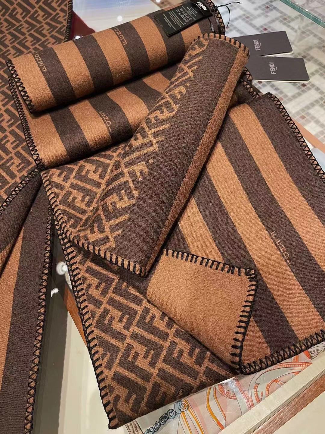 Vintage cashmere patchwork scarf mysite