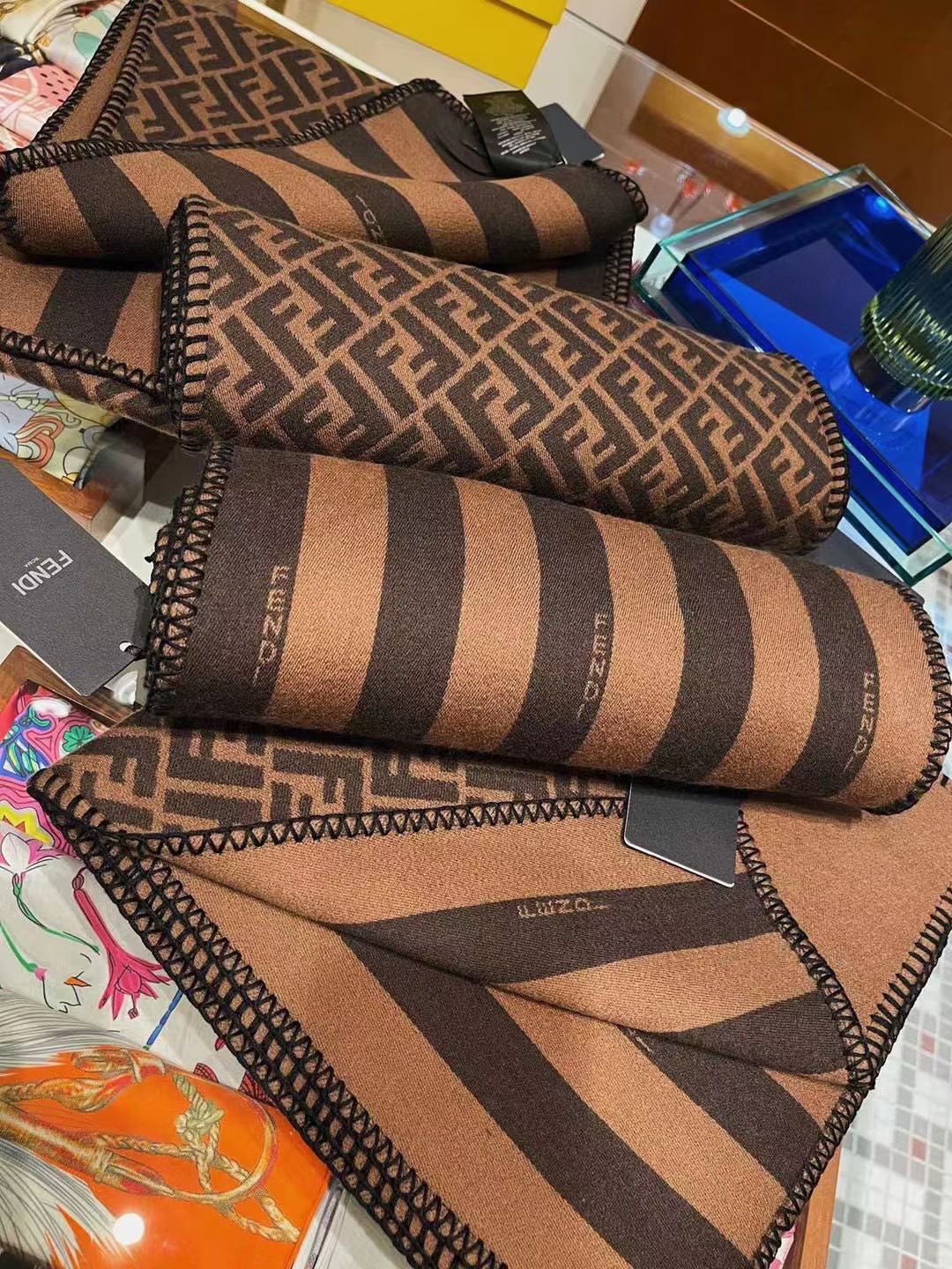 Vintage cashmere patchwork scarf mysite