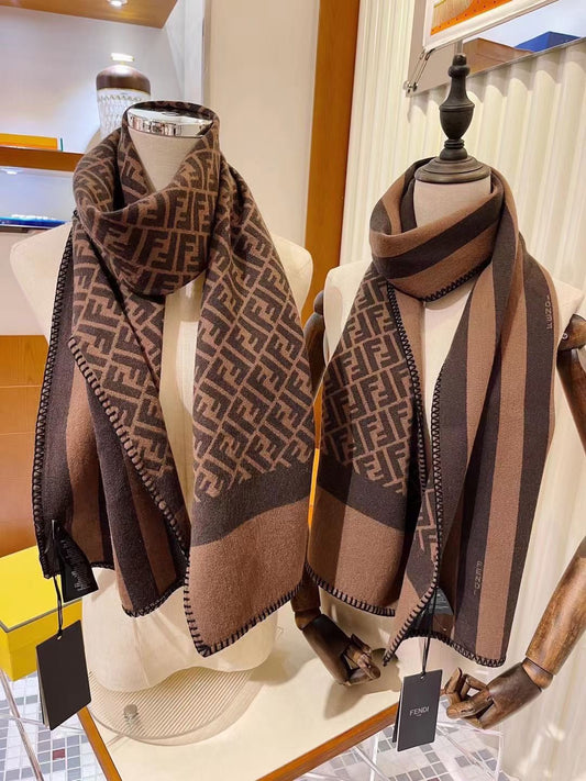 Vintage cashmere patchwork scarf mysite