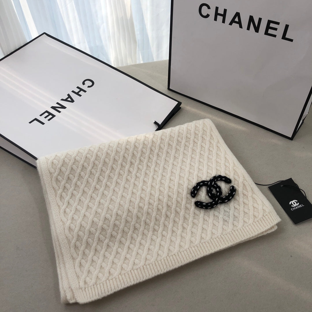 Knitted 100% cashmere scarf mysite