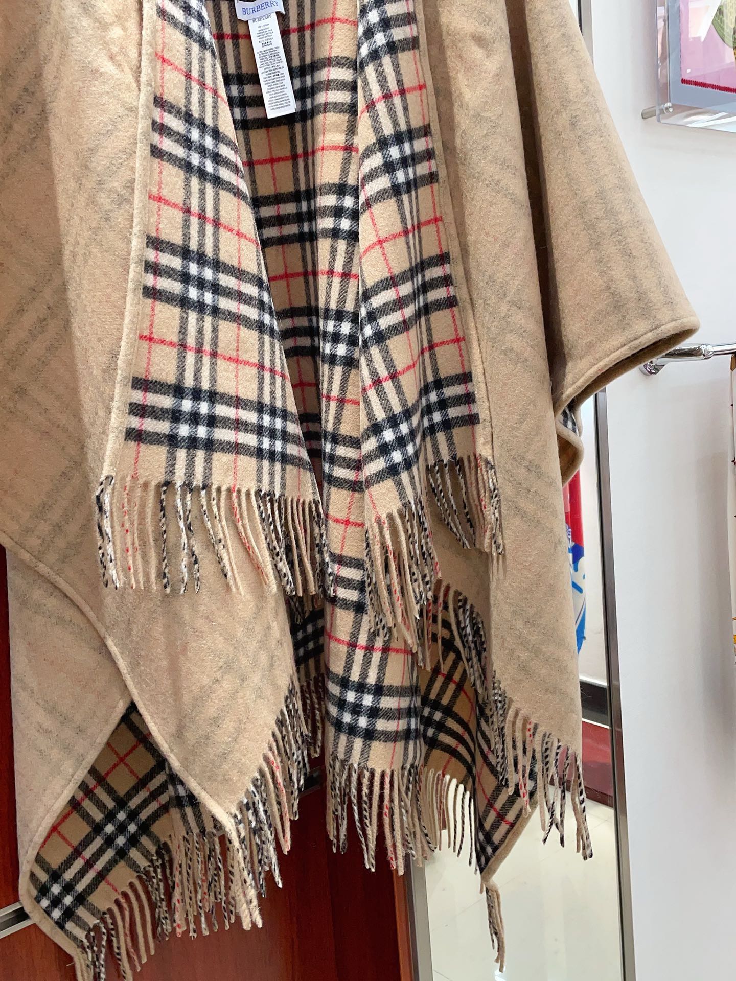 Reversible Vintage Plaid Cape mysite