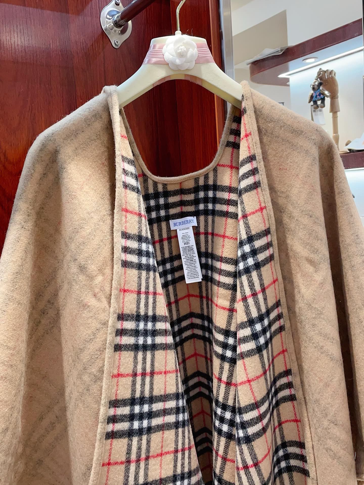 Reversible Vintage Plaid Cape mysite