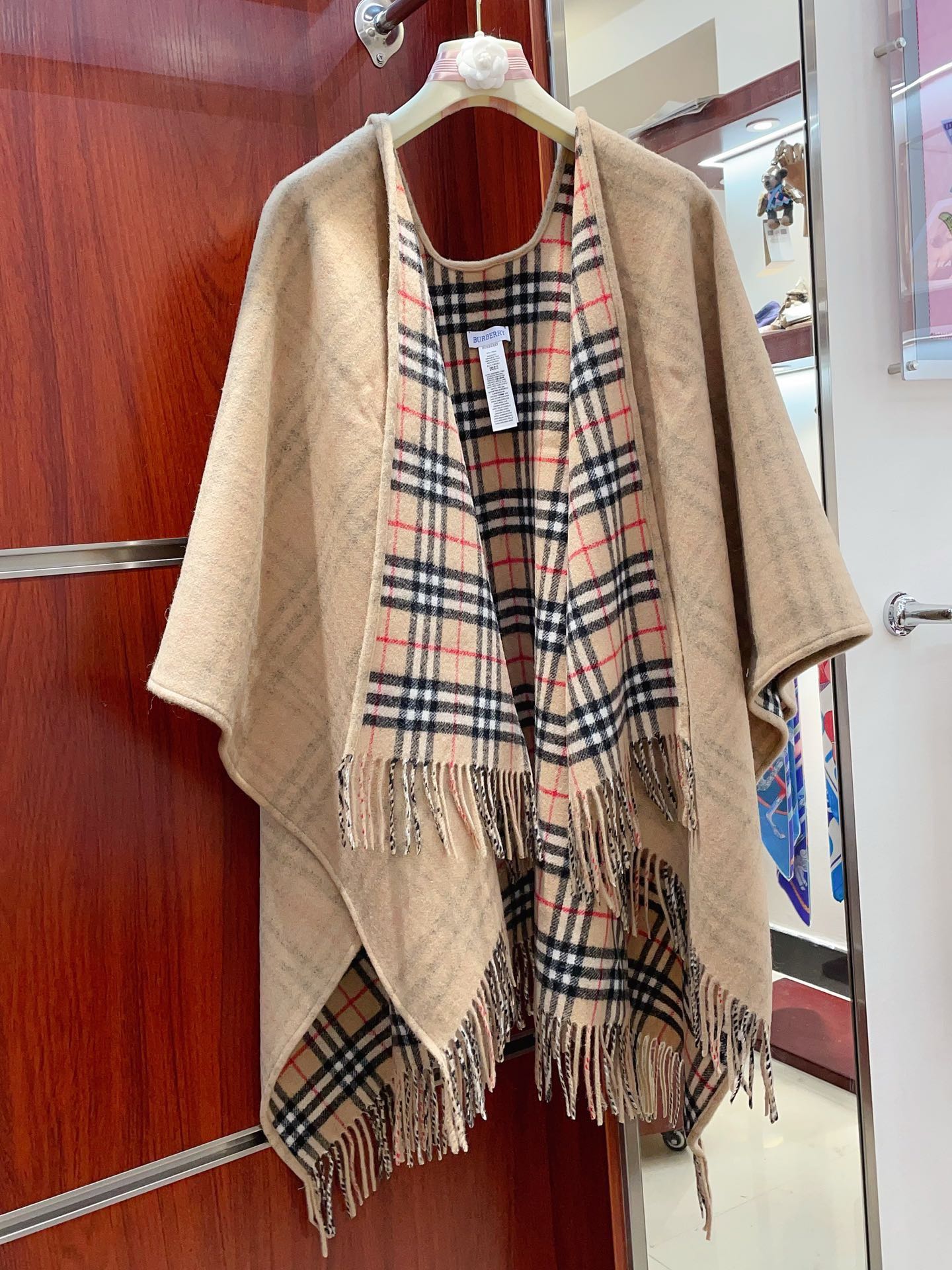Reversible Vintage Plaid Cape mysite