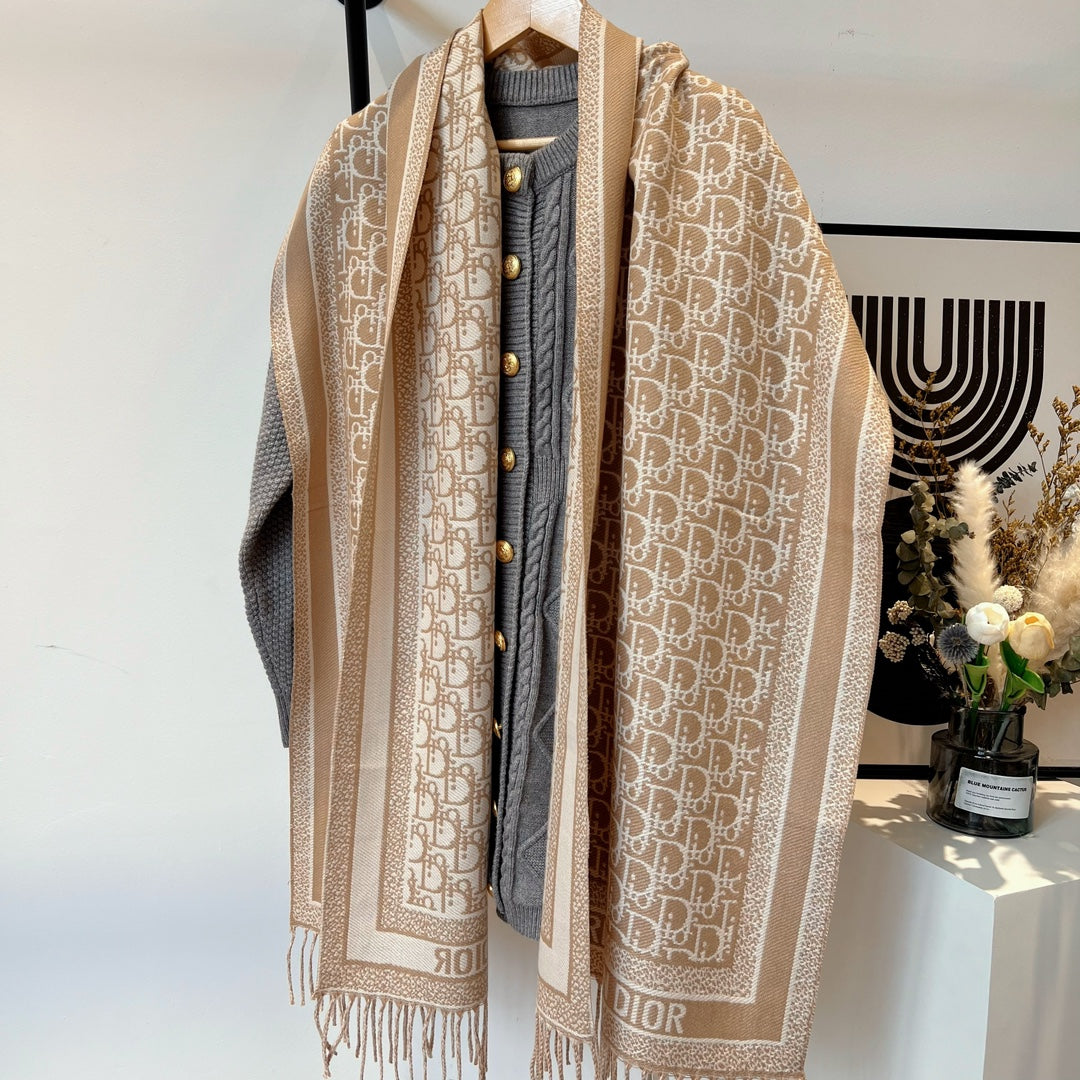 Fashionable tassel 100% cashmere scarf mysite