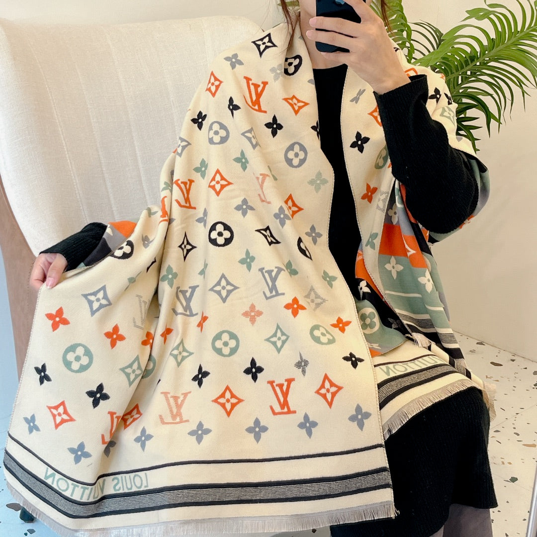 Thin Cashmere Knitted Shawl-Scarf mysite