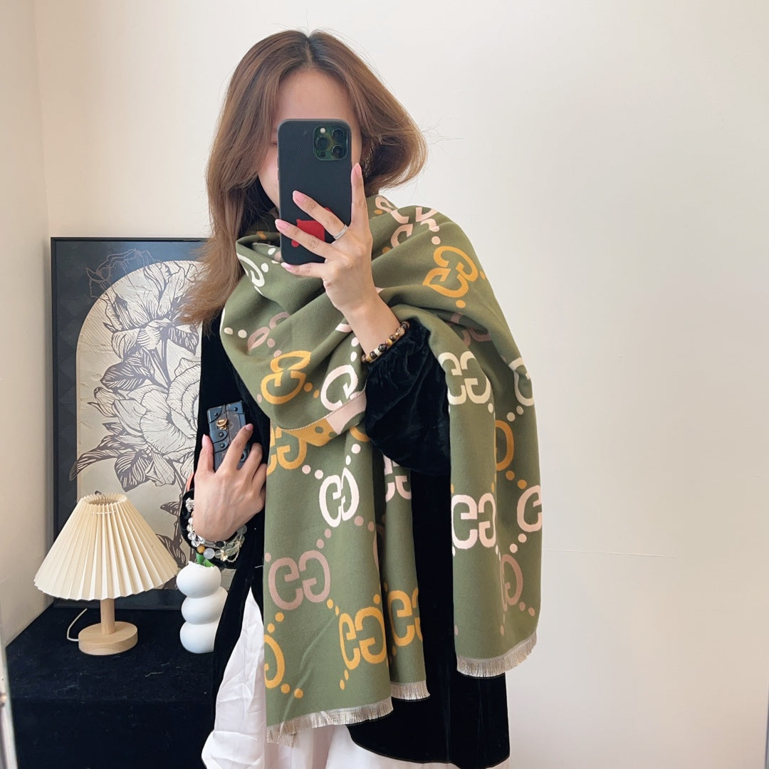 Thin Cashmere G Knitted Shawl-Scarf mysite