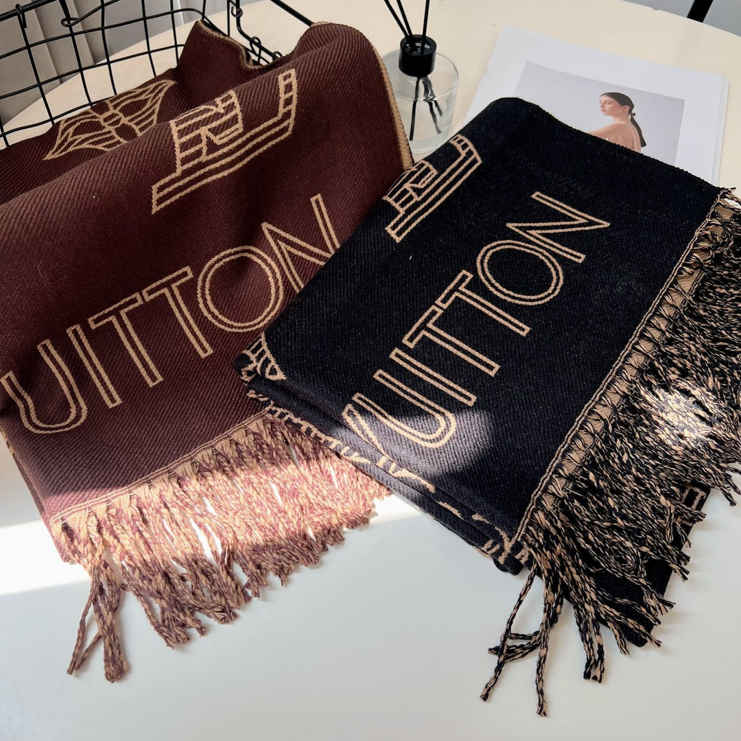 Fringed 100% cashmere shawl scarf mysite