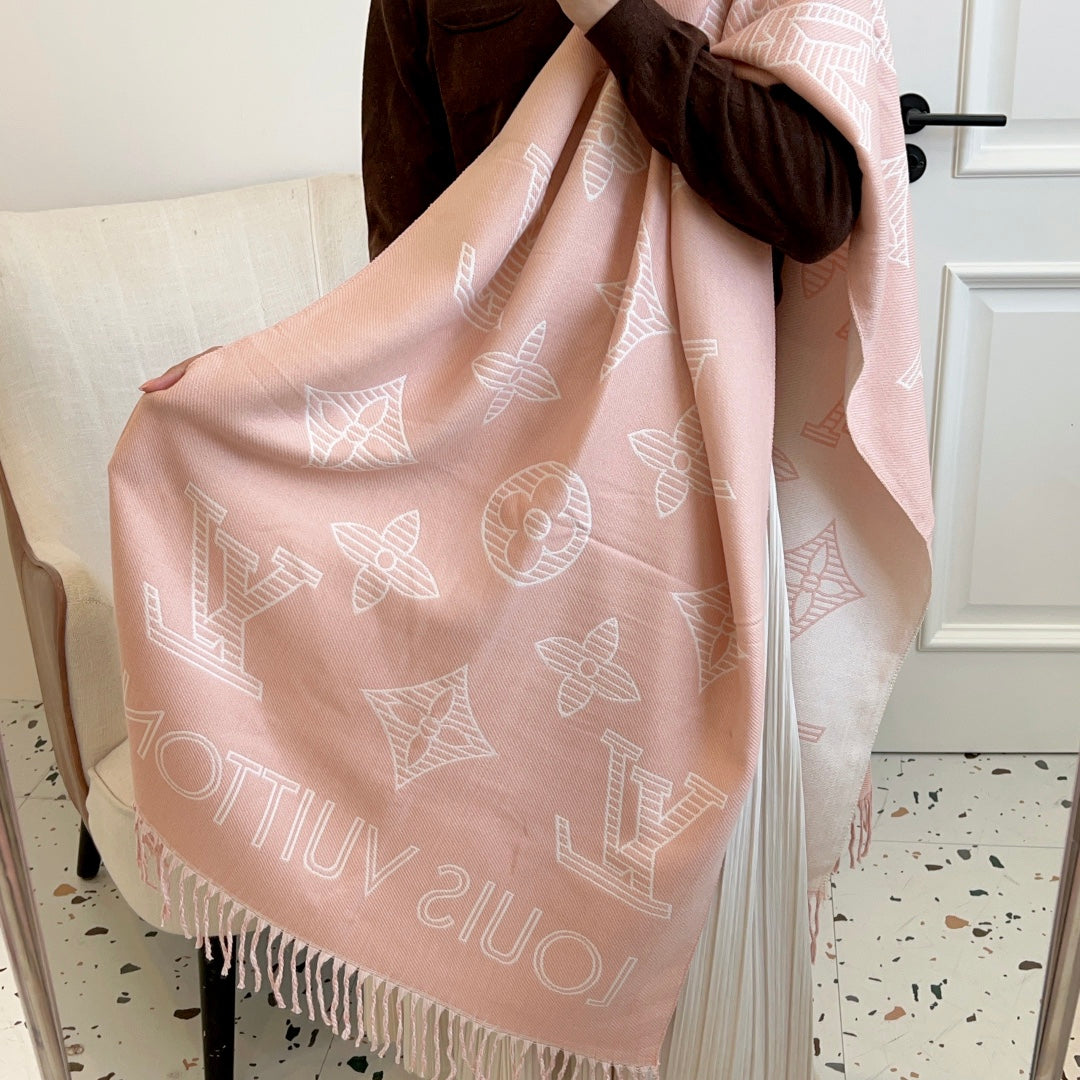 Fringed 100% cashmere shawl scarf mysite