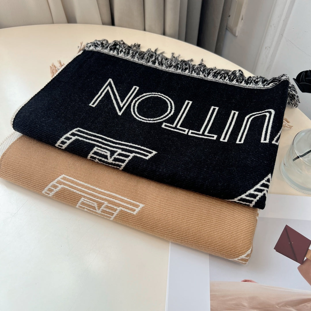 Fringed 100% cashmere shawl scarf mysite