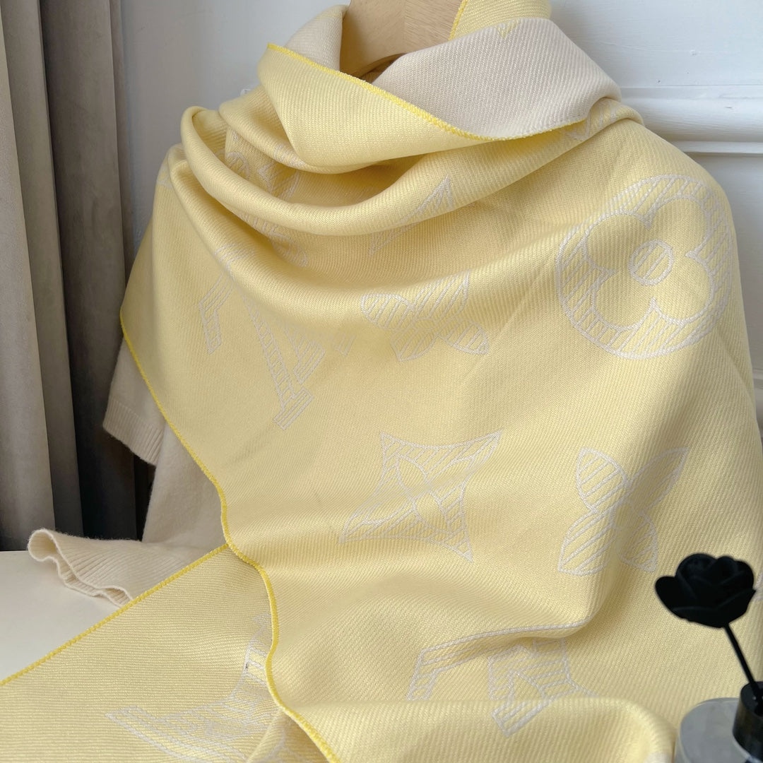 Fringed 100% cashmere shawl scarf mysite