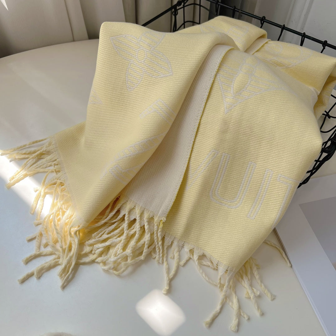 Fringed 100% cashmere shawl scarf mysite