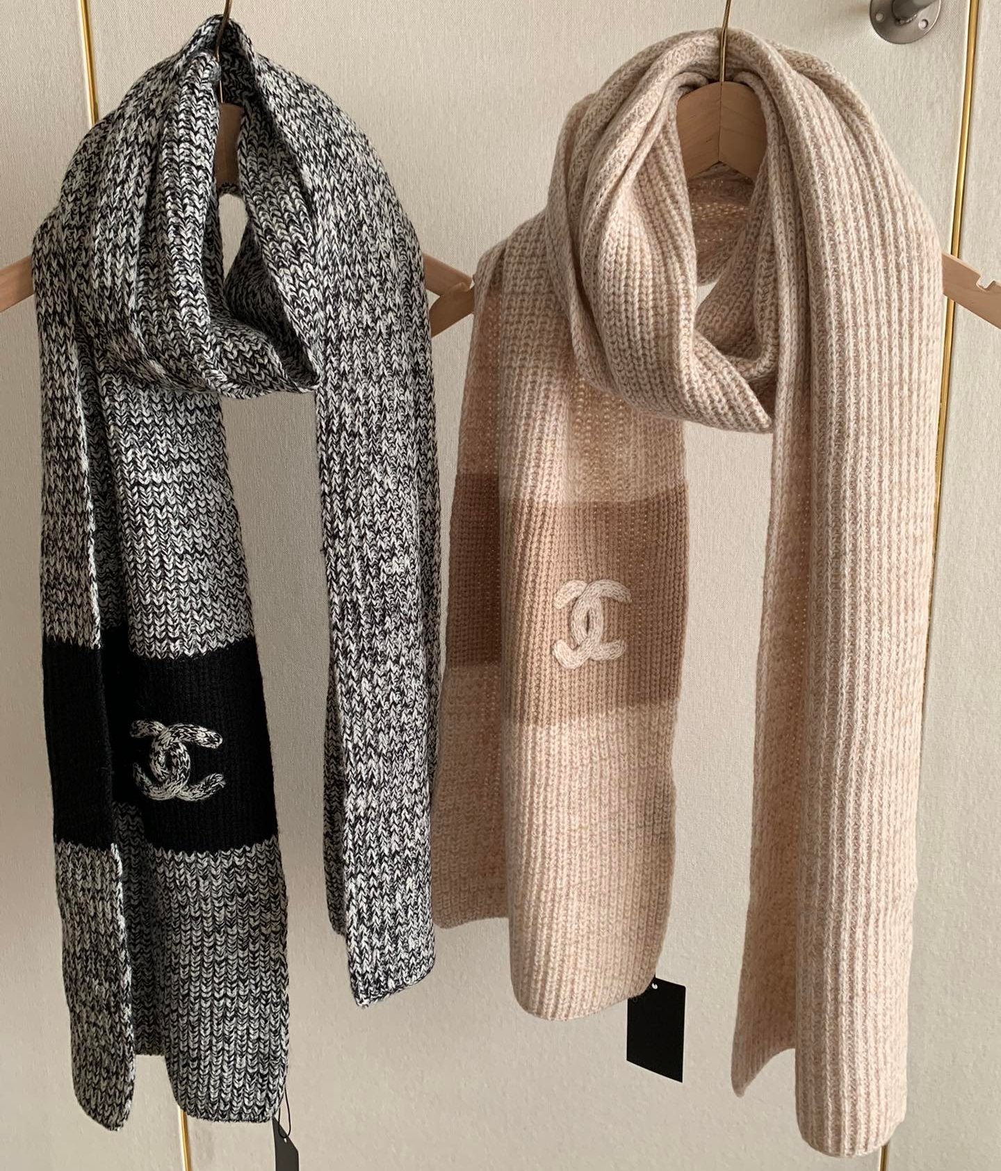 Knitted 100% cashmere scarf mysite