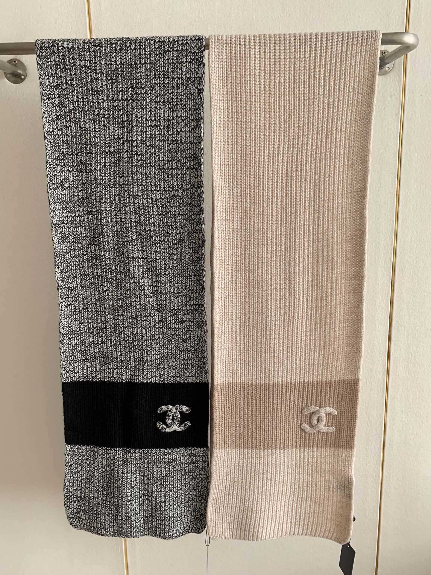 Knitted 100% cashmere scarf mysite