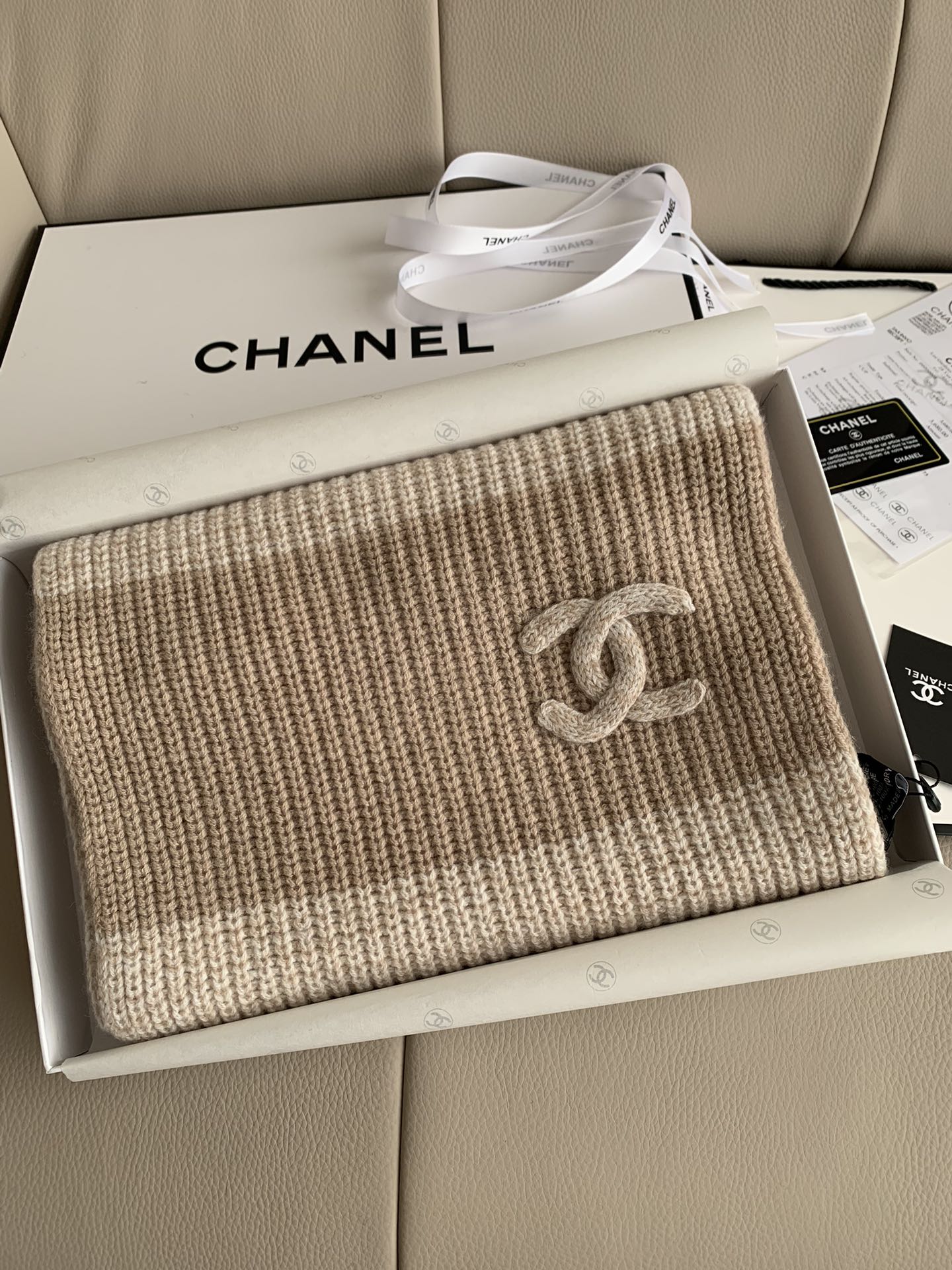 Knitted 100% cashmere scarf mysite