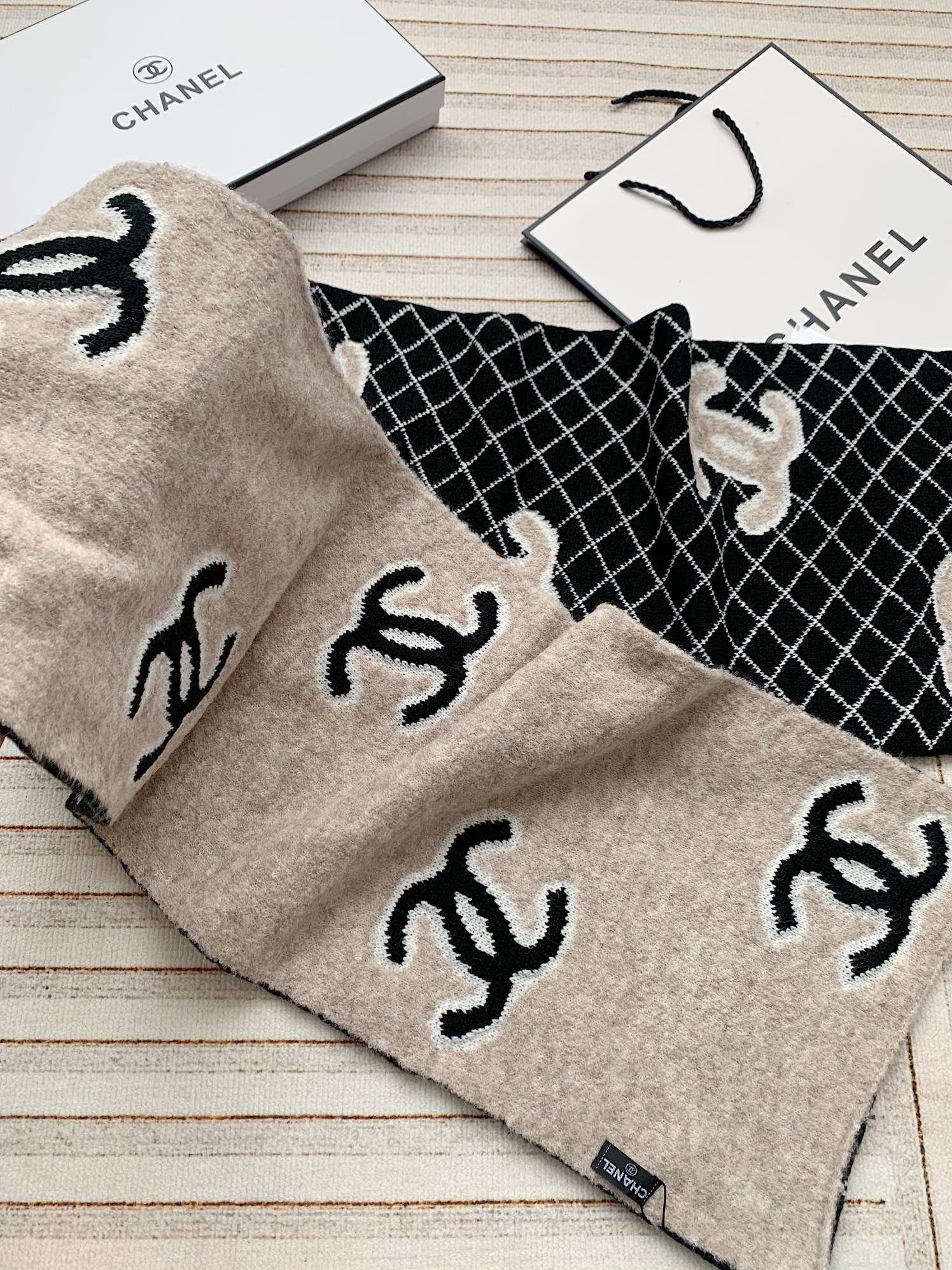 Classic Argyle double-sided scarf mysite