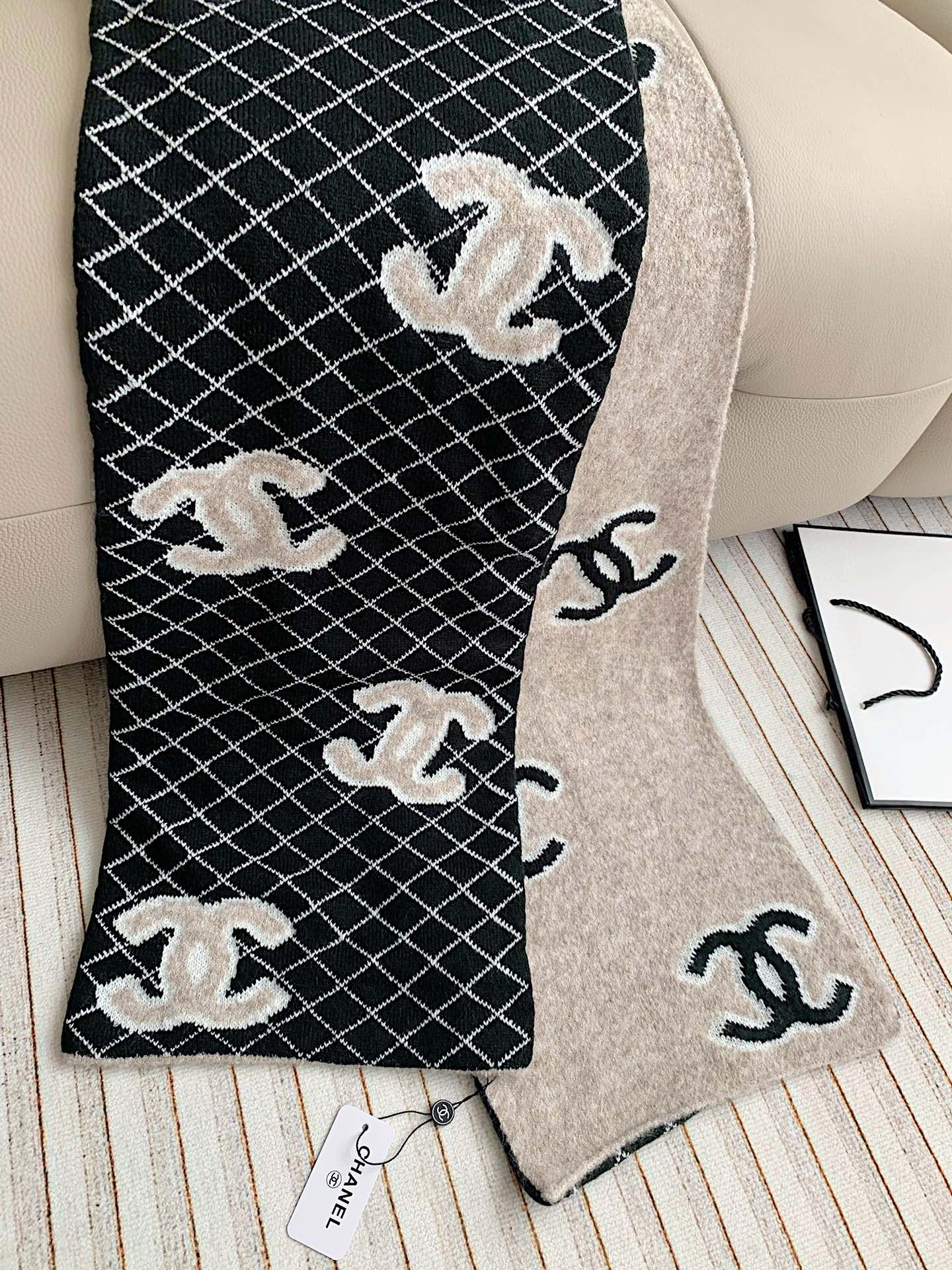 Classic Argyle double-sided scarf mysite