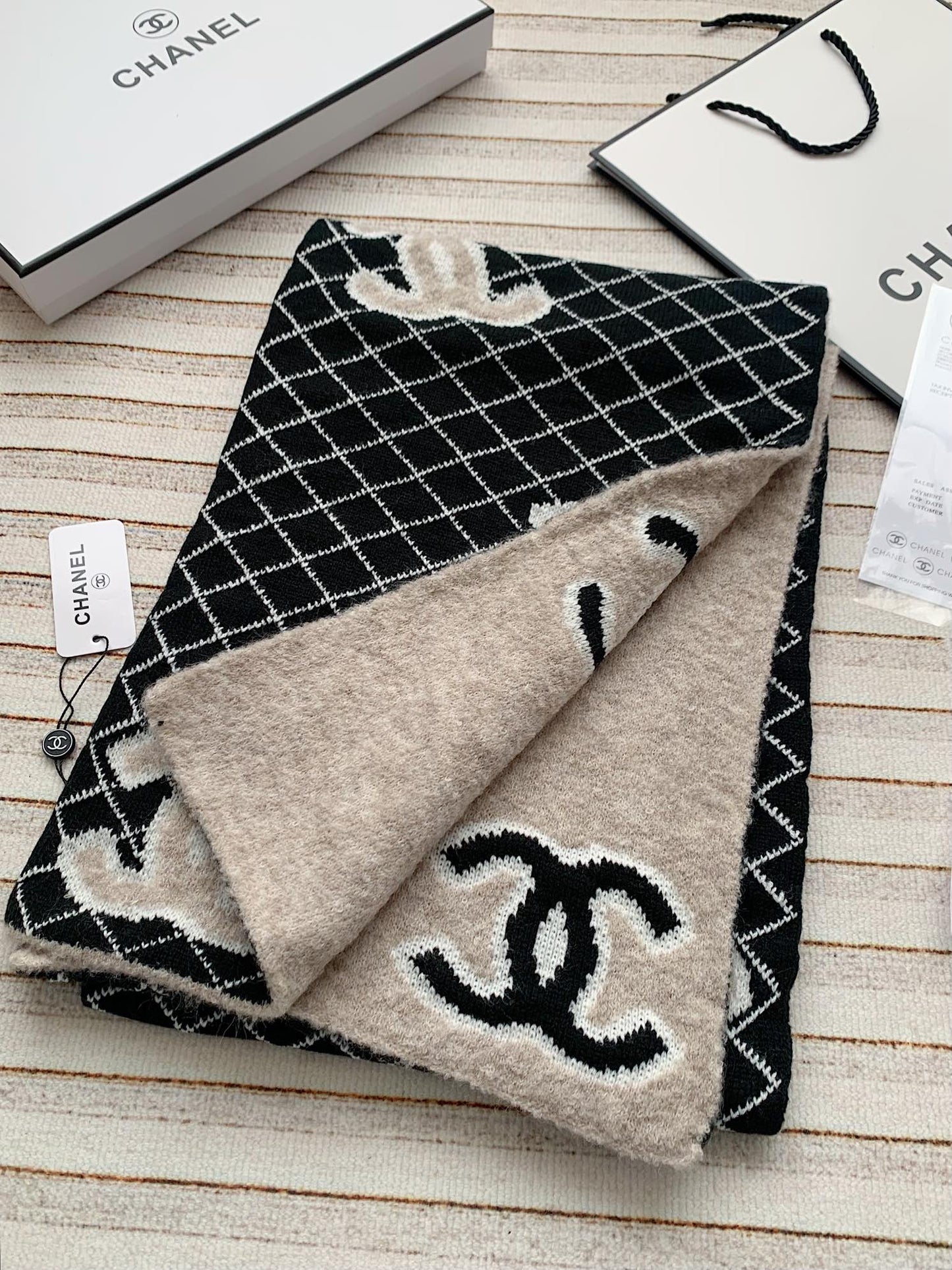 Classic Argyle double-sided scarf mysite