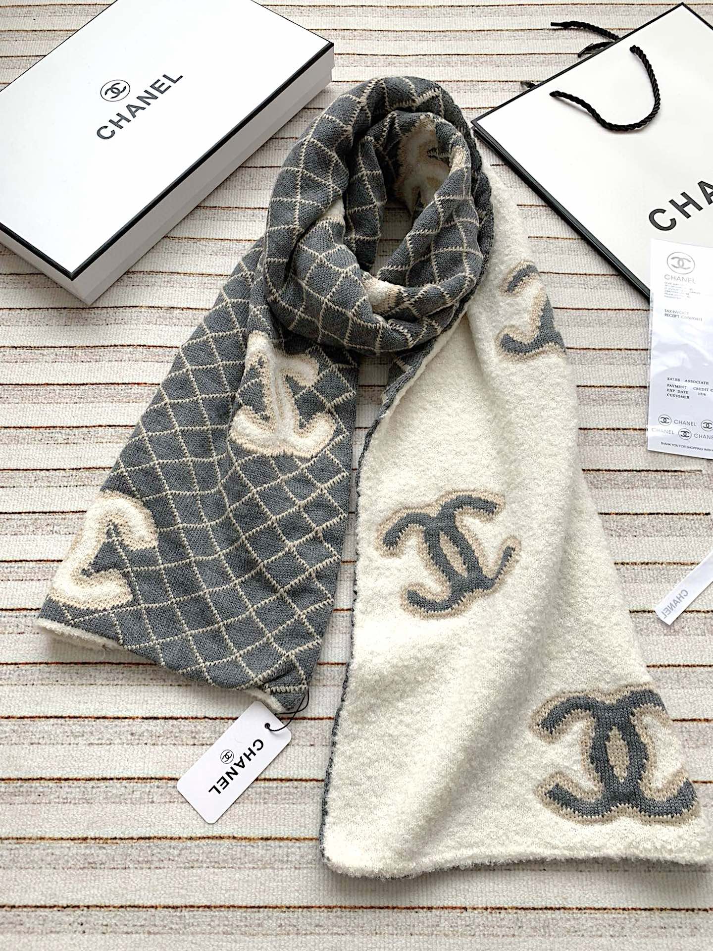 Classic Argyle double-sided scarf mysite