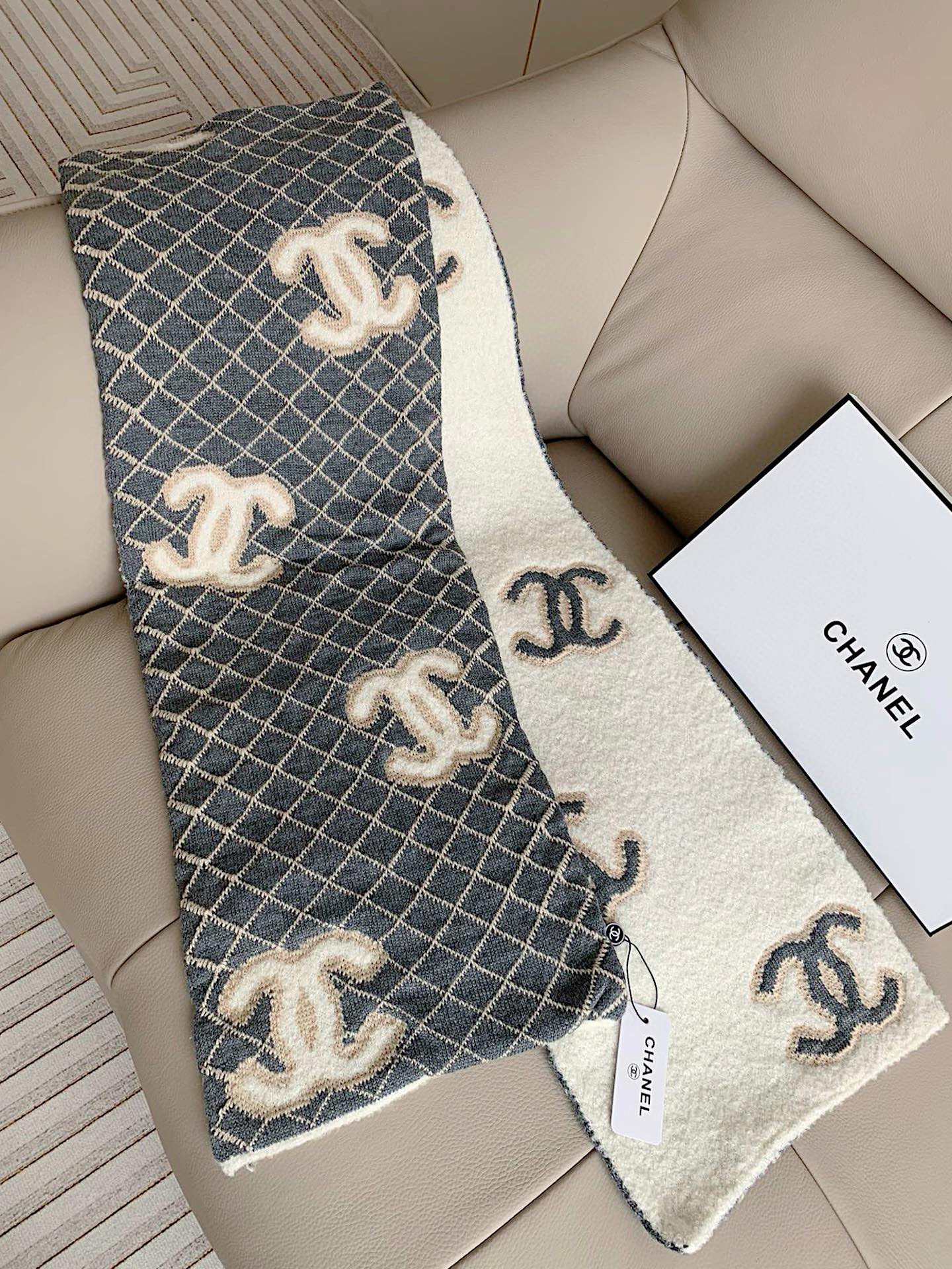 Classic Argyle double-sided scarf mysite